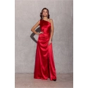 Dlhé šaty SUK0461 červené - Roco Fashion