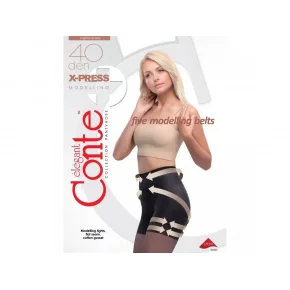 Dámske modelujúce pančuchové nohavice X-Press 40 deň - Conte