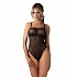 Dámske zvodné body Lune Bellis Teddy čierne - Obsessive