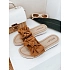 Klapki damskie LOVESLIDE kamelowe FashionStreet ZY0996