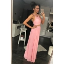 Dámske plesové dlhé šaty - PINK BOOM