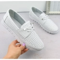 Dámske mokasíny 7872 WH / 193931 Biela - VINCEZA