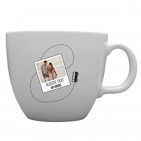 Personalizovaný MEGA XXL keramický hrnek 1000 ml s fotkou a cestovatelským motivem Personalizovaný MEGA XXL keramický hrnek 1000 ml s fotkou a cestovatelským motivem