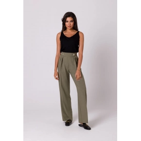 Dámske nohavice B252 Olivová - BeWear