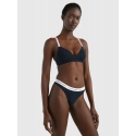 Dámske tangá THONG UW0UW03835 DW5 tm. modré - Tommy Hilfiger