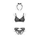 Zvodný kostým chyžné Naughty Maid 3-PCS Costume čierno/biely - Obsessive