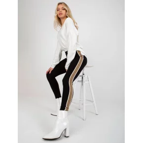 Dámske legíny VI LG 5020.17X Čierna S béžovou - FPrice Dámske legíny VI LG 5020.17X Čierna S béžovou - FPrice