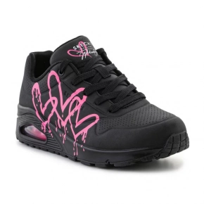 Dámske športové topánky Dripping In Love W 177980-BKPK Čierna s ružovou - Skechers