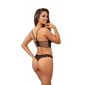 Dámske sexy tangá V-10088 Čierna - Axami
