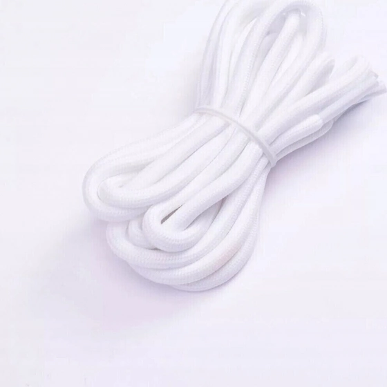 Šnúrky na topánky biele 90cm - Iguana