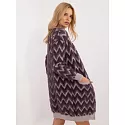 Dámsky kardigan AT SW 2340 A.00 tmavo fialový - WoolFashion