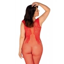 Horúce body N112 bodystocking red XL/XXL - Obsessive