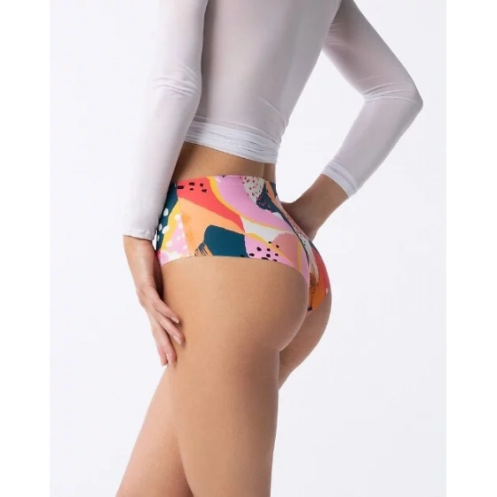 Dámske nohavičky brazilky Simple Brasil Maxi Tutti Frutti Mix farieb - Julimex