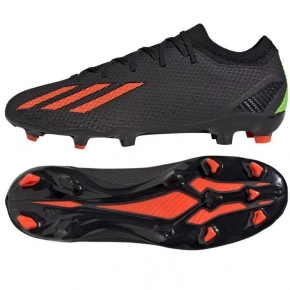 Unisex športové topánky kopačky X Speedportal.3 FG GW8453 Čierna s koralovou - Adidas