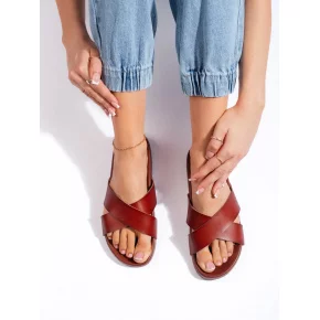 Dámské nazouváky SK-080BR hnědé - Sergio