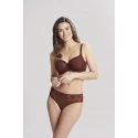 Dámska podprsenka Tango 3251B Tmavo hnedá Nutmeg vzor - Panache