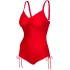 Dámske jednodielne plavky ALEXA červené - AQUA SPEED
