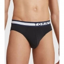 Pánske slipy 3PACK UM0UM01227 Čierna s bielou - Tommy Hilfiger