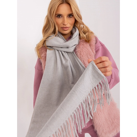 Dámska šatka AT SZ 23185.73P sivá - Fashion Classic