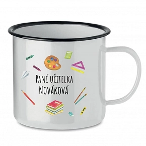 Personalizovaný retro plecháček pro paní učitelku/pana učitele (pomůcky) Personalizovaný retro plecháček pro paní učitelku/pana učitele (pomůcky)