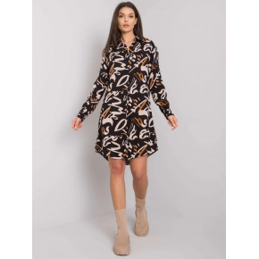 Dámske šaty 1103 čierno-béžové - RUE PARIS Dámske šaty 1103 čierno-béžové - RUE PARIS