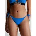 Dámske plavkové nohavičky BIKINI na zaväzovanie KW0KW01982 C4X modrá - Calvin Klein