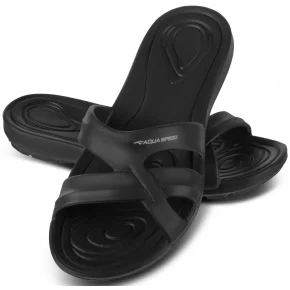 Unisex nazúvaky k vode Panama Čierna - AQUA SPEED