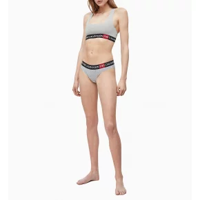 Nohavičky QF5449E-020 šedá - Calvin Klein