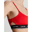 Dámska plavková podprsenka KW0KW02425 XNE červená - Calvin Klein
