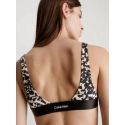 Dámska plavková podprsenka KWKW02489 0GM vzor leopard - Calvin Klein