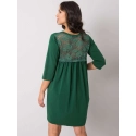 Dámske šaty RV SK 7321.70 tmavo zelené - Rue Paris