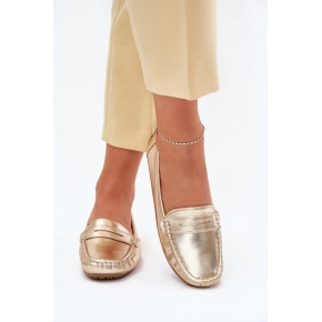 Dámské mokasíny FT245 Zlatá - Confly Dámské mokasíny FT245 Zlatá - Confly