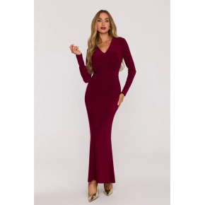 Dámske šaty M891 Bordó - MOE