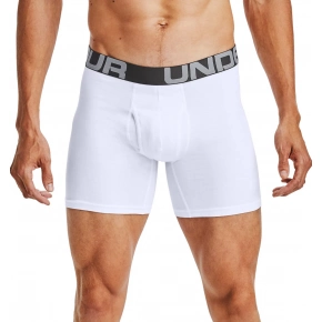 Pánske boxery 3pack 1363617 100 Biela - Under Armour