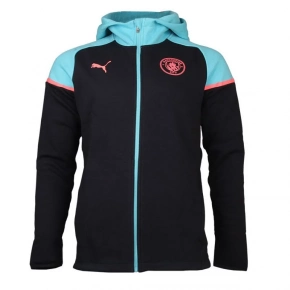 Pánska mikina Manchester City Casuals Hooded JKT M 772904 03 tm.modrá/zv.modrá - Puma