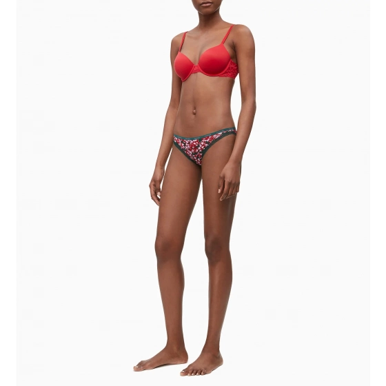 Nohavičky D3447E-YTU zelenočervená - Calvin Klein