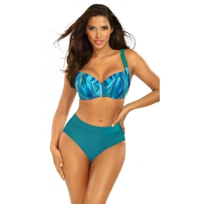Dámske dvojdielne plavky Puerto Rico 4 S934PO5-1 mor. zelená-modrá - Self