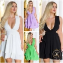 Dámsky sexy overal KOV26245 Svetlo lila fialová - Koucla