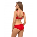 Dámska podprsenka Bralette 2507 Červená s telovou - Lupo Line
