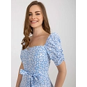 Dámske šaty LK SK 509002.03P bielo-modré - FPrice