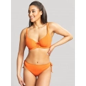 Dámsky spodný diel plaviek Golden Hour Tie Side Brazilian SW1626 Oranžová - Panache