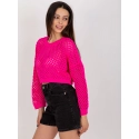 Dámsky sveter BA SW 9008.35P fluo ružový - FPrice