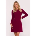Dámske šaty S419 Bordó - Stylove