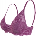 Dámske podprsenka LIGHTLY LINED PLUNGE 000QF6396EVID fialová - Calvin Klein