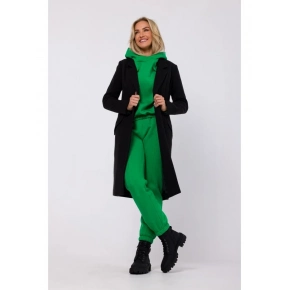 Dámsky kabát M758 Čierna - MOE Dámsky kabát M758 Čierna - MOE