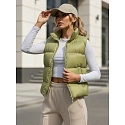 Pikowana kamizelka damska WILLOW pistacjowa FashionStreet TY3797