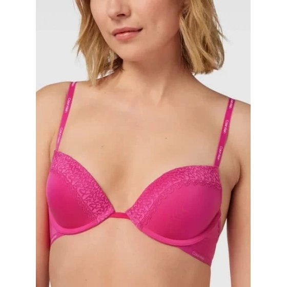 Podprsenka push-up QF5145E VHZ ružová - Calvin Klein