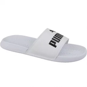 Pánske šľapky Slipper Popcat U 360265-12 biele - Puma