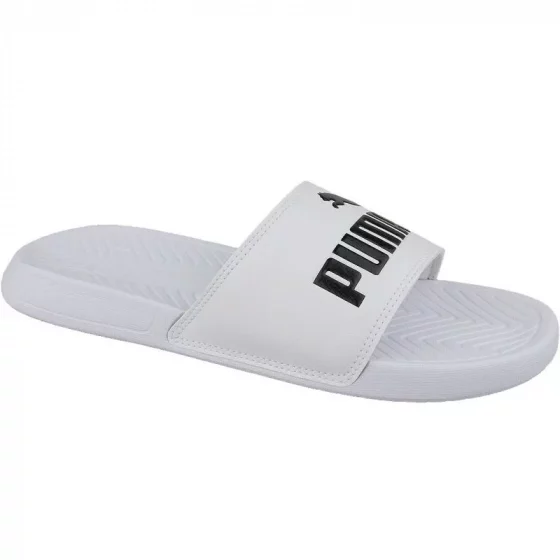 Pánske šľapky Slipper Popcat U 360265-12 biele - Puma