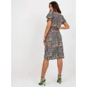 Dámske šaty LK SK 507468.75P Kaki mix - FPrice